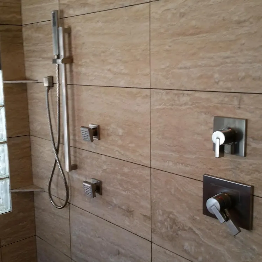 Shower fixture installation for Water Heater Replacement in Richmond
